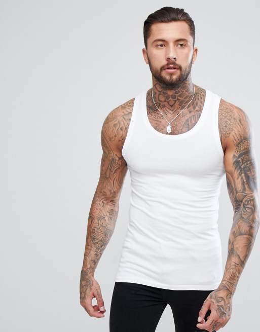 Muscle fit 2025 vest mens