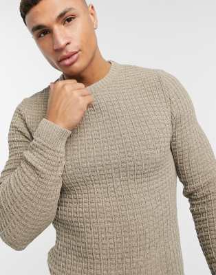 Oatmeal Waffle Knit Sweatshirt – Right Here At Home