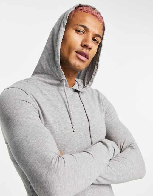 Asos muscle hoodie sale