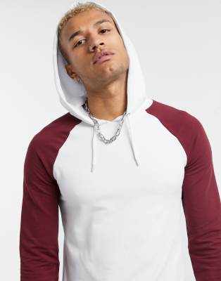 asos white hoodie