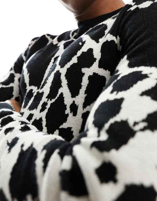 Giraffe print jumper store