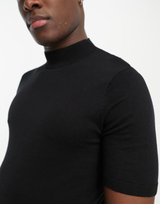 Lightweight black outlet turtleneck