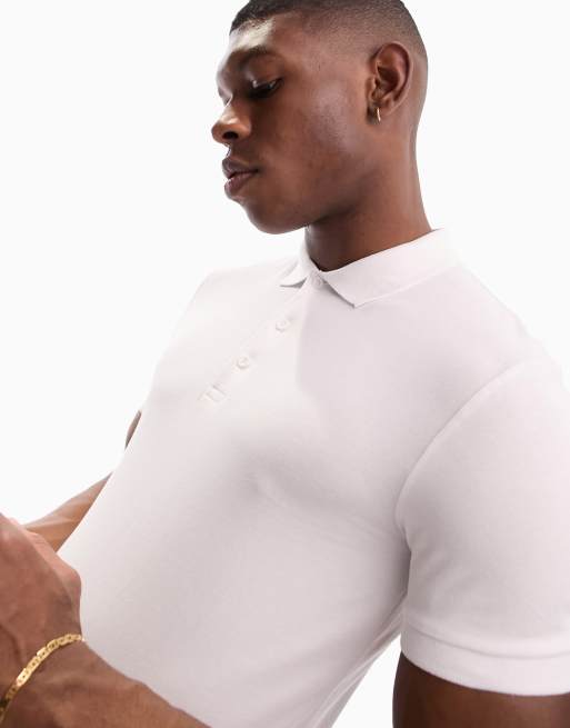 Asos white clearance polo