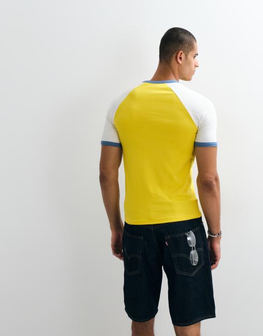 ASOS DESIGN muscle ringer t-shirt with Colombia graphic in cream, 5 of 5