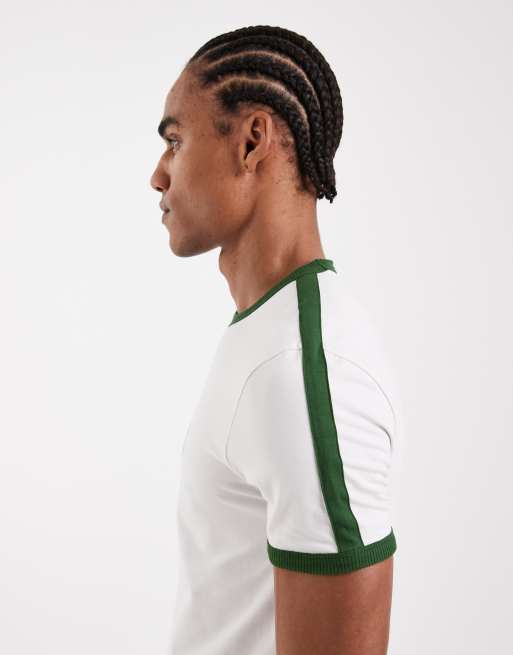 ASOS DESIGN muscle ringer t-shirt with Sao Paulo graphic in white, 4 of 5