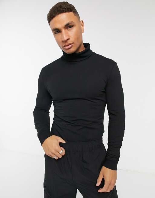roll neck sweatshirt mens