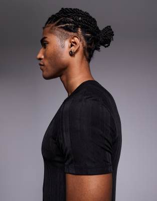 Asos Design Muscle T-shirt In Black