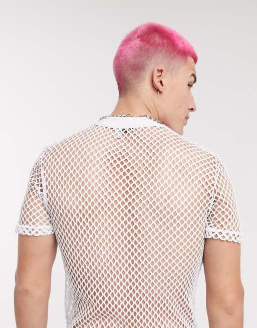 Asos mesh best sale top mens