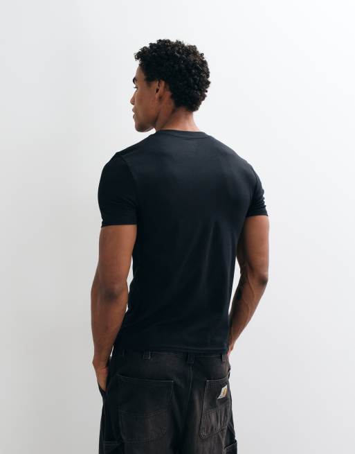 ASOS DESIGN muscle t-shirt with Shibuya graphic in black, 5 of 9