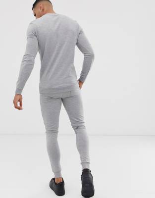 asos muscle fit tracksuit