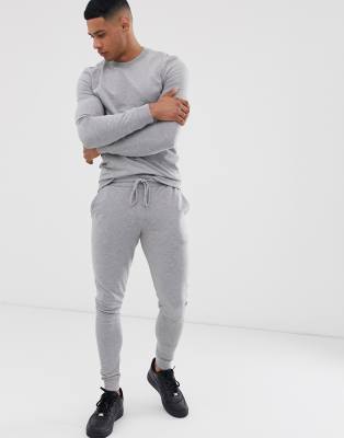 asos muscle fit tracksuit