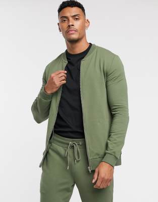 asos khaki tracksuit