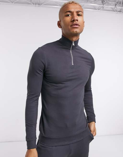 Mens muscle deals fit tracksuit