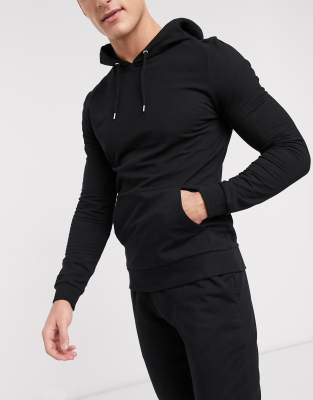 asos muscle fit tracksuit