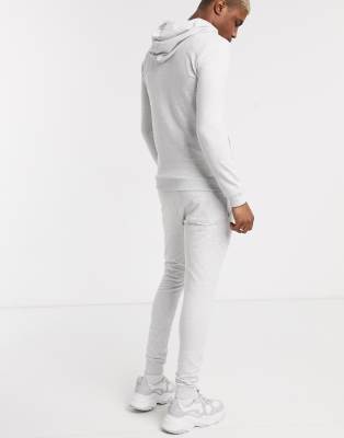 asos white tracksuit