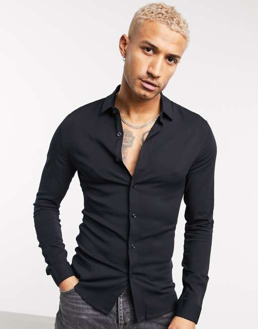 Long-Sleeved Regular Evening Shirt - Men - Ready-to-Wear