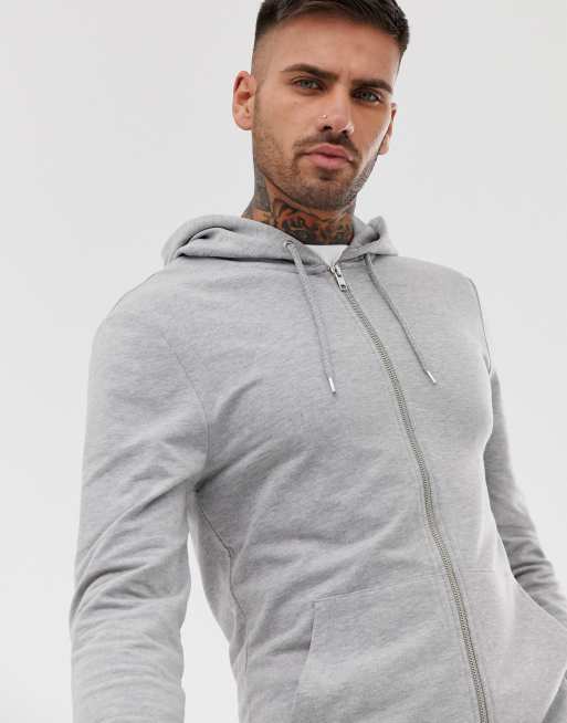 Asos mens hot sale grey hoodie