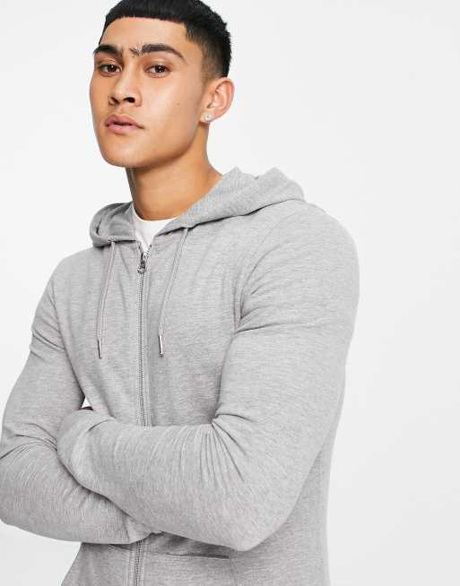 Asos mens hot sale grey hoodie