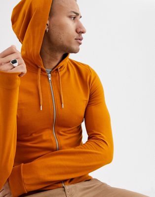 orange hoodie asos