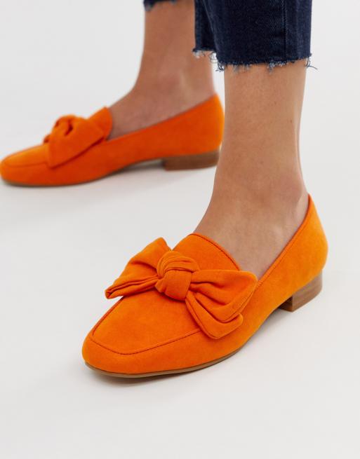 Orange cheap loafers ladies