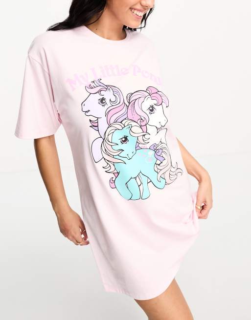 ASOS DESIGN - My Little Pony - Lyserød sove-T-shirt
