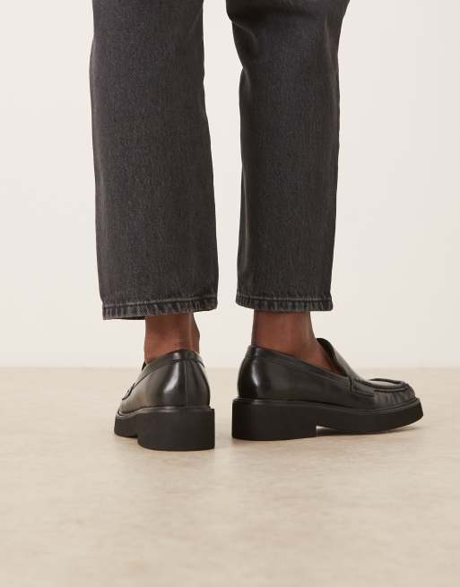 ASOS DESIGN - Myrtle - Loafers met vierkante neus in zwart, 4 van 4