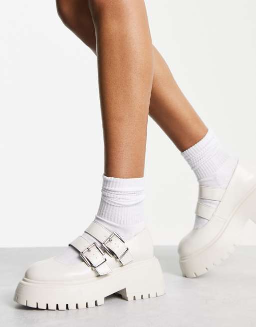 ASOS DESIGN - Mystic - Babies chunky - Blanc cassé