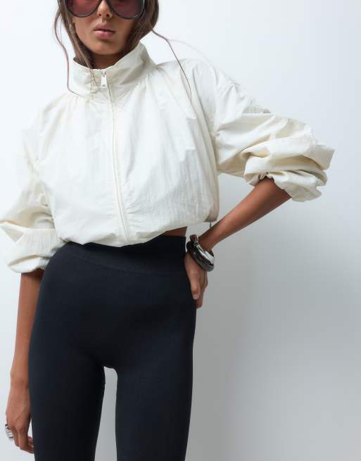 ASOS DESIGN naadloze legging met voetlus in zwart, 5 van 5