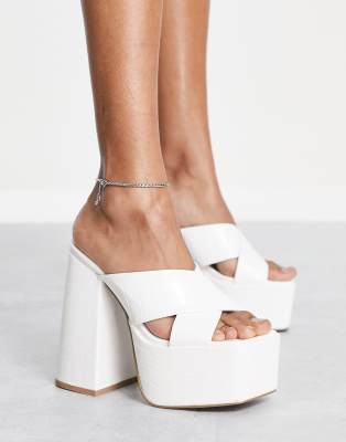  Nana platform heeled mules 