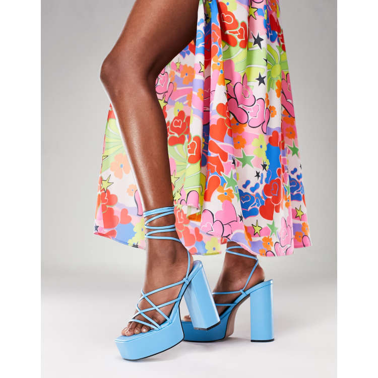 Asos best sale floral sandals