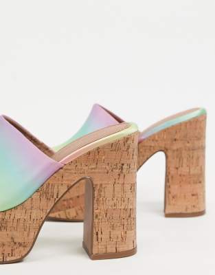 rainbow mules