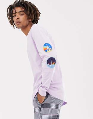 nasa hoodie with patches on sleeves