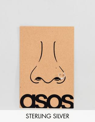 Asos Design Nasenpiercing Aus Sterlingsilber Asos