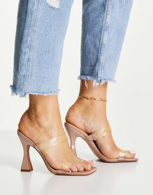 Cheap cheap clear mules