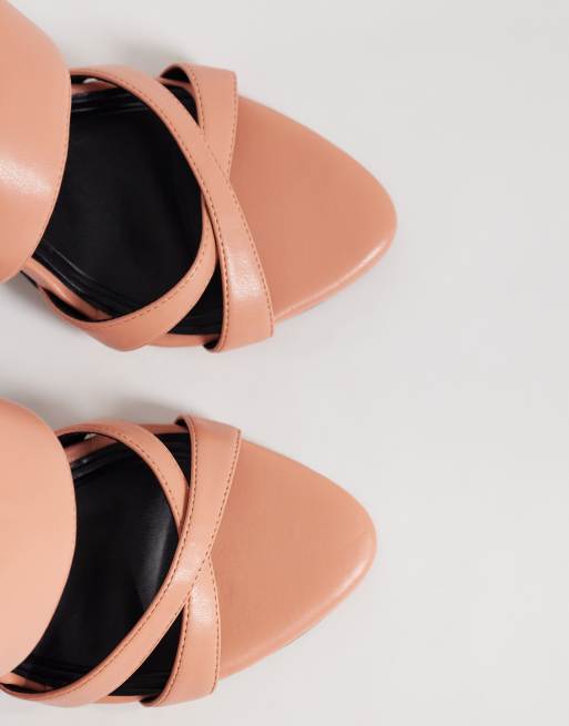 ASOS DESIGN – Nation – Brzoskwiniowe sandały na wysokim obcasie, 2 z 4