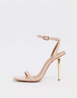 asos beige heels