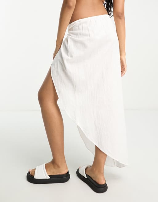 Asymmetrical skirt outlet asos