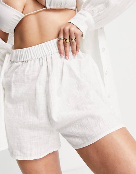Save 38% Balmain Cotton Shorts White Womens Clothing Shorts Mini shorts 