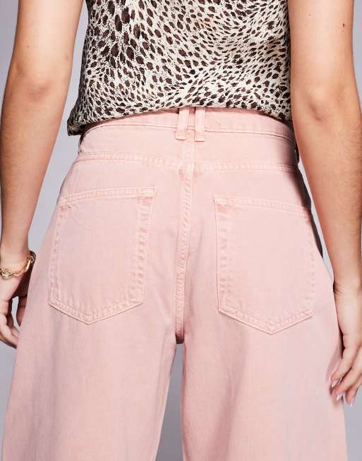 ASOS DESIGN - Naturfarvede bukser med høj talje og tøndeformede ben, 5 af 5