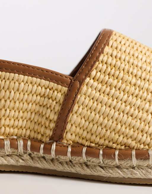 ASOS DESIGN - Naturfarvede espadriller i raffia med step-down-design, 4 af 4