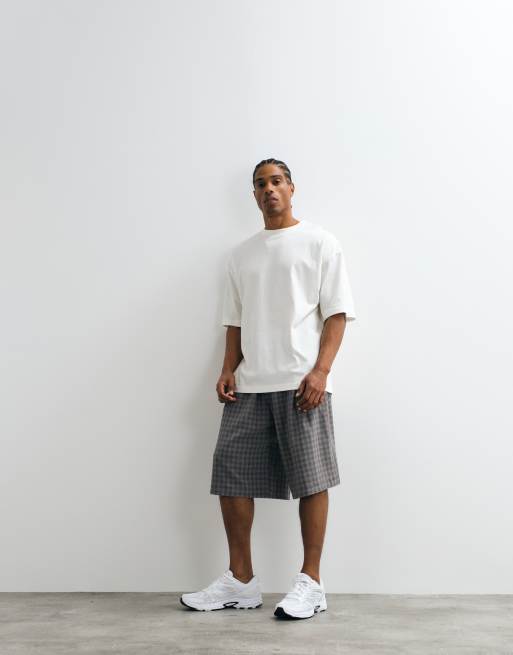 ASOS DESIGN – Naturvit, boxig t-shirt i oversized fit med bubbligt texttryck, 5 av 5