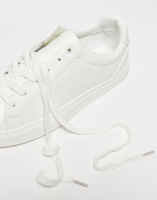 ASOS DESIGN – Naturvita sneakers, 4 av 5