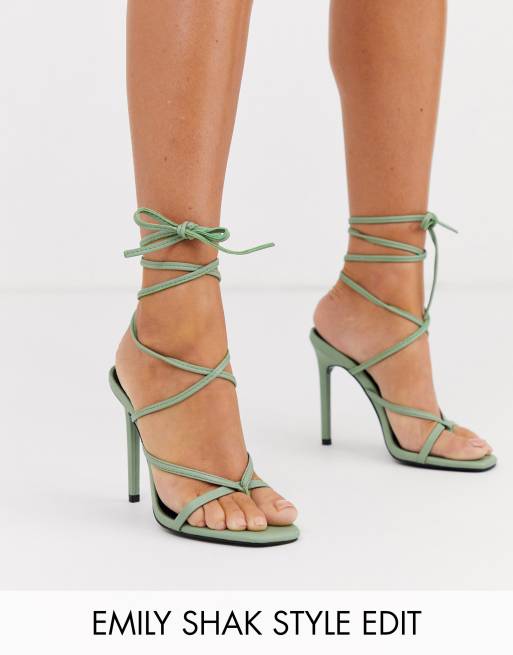 Comfortable barely there store heels