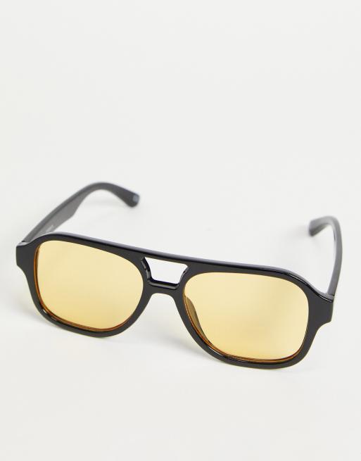 yellow lens sunglasses asos