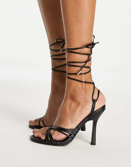 Strappy high heel discount sandals