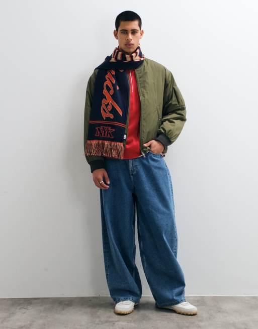 ASOS DESIGN NBA New York Knicks Schal in Marineblau, 2 von 3