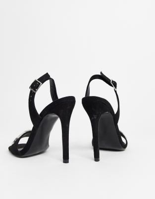 slingback high heel sandals