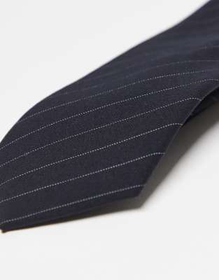 Asos Design Neck Tie In Black