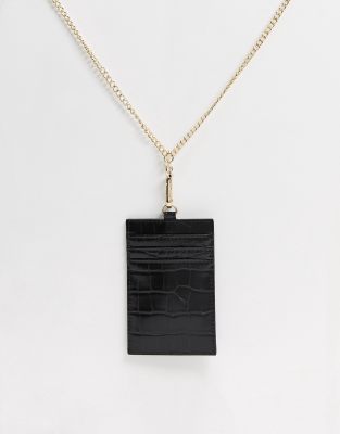 card holder necklace