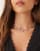 ASOS DESIGN necklace in starfish design in brushed silver tone